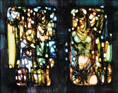 Anthony Thorn, The Betrothal, 1989, mixed media on canvas