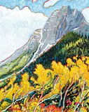 John H. Burrow, Snow Slide Aspens - Roger's Pass