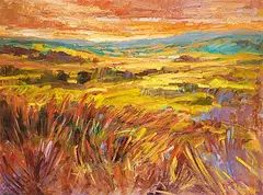 Ken Gillespie, Pridis Sunset, oil on canvas