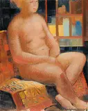 Henry George Glyde, Untitled - Seated Nude