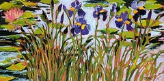 Claude A. Simard, The Pond, 2009, acrylic on canvas