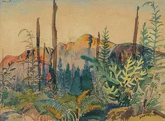 Philip Surrey, Wilderness, 1936, watercolour on paper