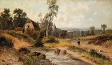 Abraham Hulk, Near... Surrey, 1886, oil on canvas