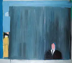 Stephen Lack, Annual Report, 1985, acrylic on canvas