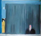 Stephen Lack, Annual Report, 1985, acrylic on canvas