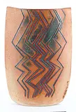 Luke Orton Lindoe, Untitled - Geometric Zig Zag Vase
