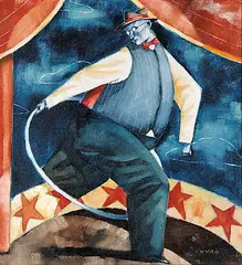 Hugo Dubon, Now for Our Next Number, oil on canvas