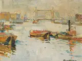 Edward Wesson, Untitled - Harbour Bridge
