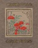 Paul Alfred, Christmas Greetings, colour monoprint on paper