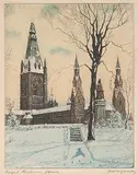 Nicholas Hornyansky, Royal Archives, Ottawa, colour etching on paper