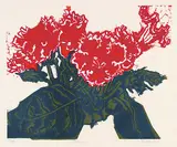 Alistair Macready Bell, Gloxinia #7/40, 1980, colour wood block on paper