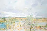 Hendrik Bres, North Hill, 1985, acrylic on canvas