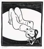 Ivan Eyre, Spot Light #3/25, 1969, wood block on paper