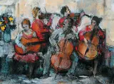 Jack Harold Markell, Untitled - Musical, mixed media on paper