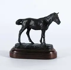 Elmer Schock, Untitled - Horse #7/18, 1973, bronze sculpture