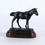 Elmer Schock, Untitled - Horse #7/18, 1973, bronze sculpture