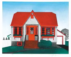 David Thauberger, Little Red #26/35, 1993, colour etching on paper