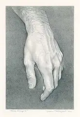 Michael Thompson, Hand Study I, 1982, graphite on paper