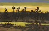 Bruno Bobak, Evening Swamp