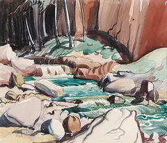 Henry George Glyde, Sundance, Banff, 1942, 1942, watercolour on paper