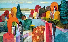 Paul Jorgensen, Hello Goodbye So Long, acrylic on canvas