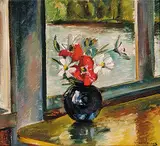 Henri Leopold Masson, Etude 'Fleurs L'Habitation' Lac Profond