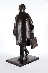 William Hadd McElcheran, Untitled - A Happy Business Man #3/9, 1995, bronze sculpture
