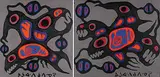 Norval Morrisseau, Arrangements on Tan