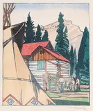 Walter J. Phillips, Corral at Banff