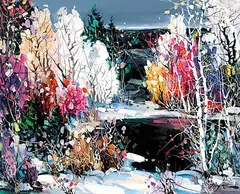 Tinyan Chan, Nature's Pride, oil on canvas