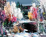Tinyan Chan, Nature's Pride, oil on canvas