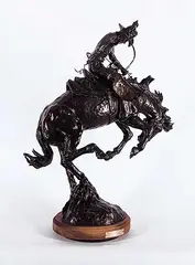 Clifton Roy Cheek, Renegade #2/99, bronze sculpture
