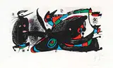 Escultor GB #H.C. by Joan Miró, 1975, colour lithograph on paper, sold Nov 2009
