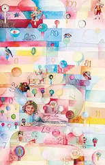 Colleen Philippi, Untitled - Childhood Charm, mixed media on paper