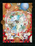 Colleen Philippi, Untitled - Clockworks, mixed media on paper