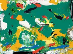 William Ronald, Spring Garden, 1991, acrylic on canvas