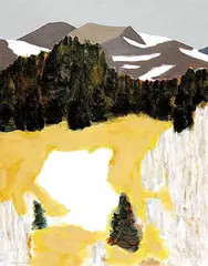 Loraine Stephanson, Grizzly Meadow, 2000, acrylic on canvas