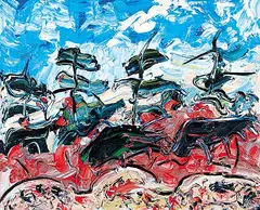 Mashel Alexander Teitelbaum, Georgian Bay Country, 1978, oil on canvas