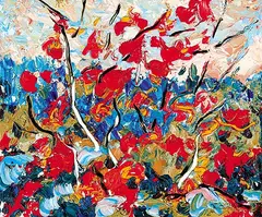 Mashel Alexander Teitelbaum, Wild Autumn, 1978, oil on canvas