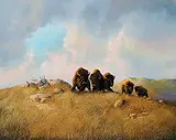Milton Achtimichuk, Pride of the Hills, 2008, oil on canvas