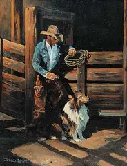 David Adams, The Prayer, oil on canvas