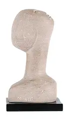 Roger Charles Cavalli, Untitled - Figure with Elongated Neck, stone sculpture