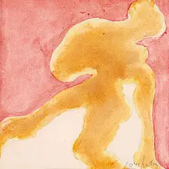 Graham Coughtry, Study IV Triptych II, 1967, colour ink on paper