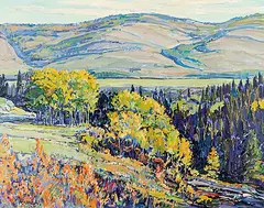 River Below by William Duma, acrylic on canvas, sold Nov 2009