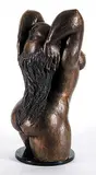 Ivan James Fainmel, Untitled - Stretching Nude, bronze sculpture