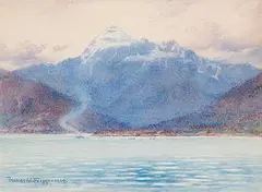 Thomas Fripp, Gill Island, 1929, watercolour on paper