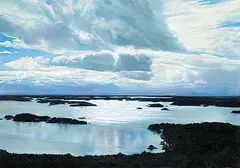 Silvano Gilardi, Upper Churchill, oil on canvas