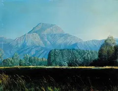 Silvano Gilardi, Ai Limiti Della Palude [From the Borders of the Marsh], 1979, oil on canvas