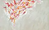 Charles Robb, Wild Pink, 1977, acrylic on canvas