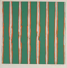 Richard Lacroix, Variante III B #5/15, 1966, colour silkscreen on paper